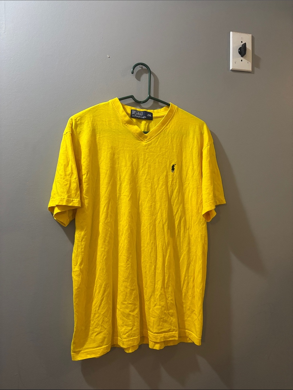 Polo by Ralph Lauren 2XL yellow vneck